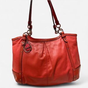 Coral Coach Alexandra shoulder bag